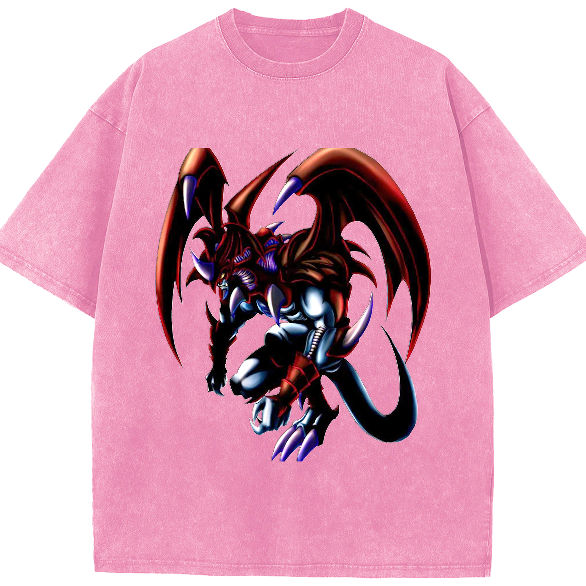 （画像用） 遊☆戯☆王 Yu-Gi-Oh! 綿100% ヴィンテージ風 半袖Tシャツ（フロントプリント）